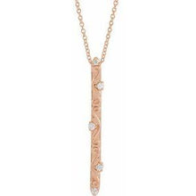 Load image into Gallery viewer, .07 CTW Diamond Vintage-Inspired 16-18&quot; Necklace
