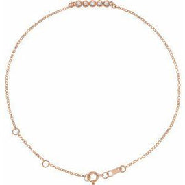 .07 CTW Diamond Bar 6 1/2-7 1/2