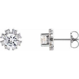 1/2 CTW Diamond Earrings