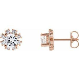 1/2 CTW Diamond Earrings