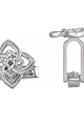 16.2x12.2 mm Celtic-Inspired Cuff Links