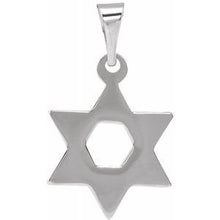 Load image into Gallery viewer, 32x26 mm Star of David Pendant
