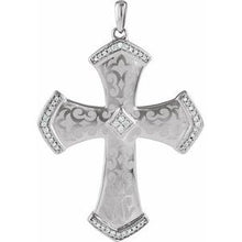 Load image into Gallery viewer, 42.7x33.2 mm 1/5 CTW Diamond Cross Pendant
