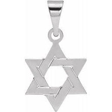 Load image into Gallery viewer, 32x26 mm Star of David Pendant

