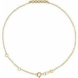 .07 CTW Diamond Bar 6 1/2-7 1/2