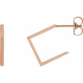 15.76 mm Geometric Hoop Earrings
