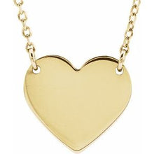 Load image into Gallery viewer, Gold-Plated 18x16.4 mm Heart 16-18&quot; Necklace
