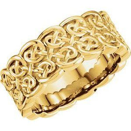 8 mm Celtic-Inspired Band