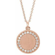 Load image into Gallery viewer, 1/5 CTW Diamond Engravable 16-18&quot; Necklace
