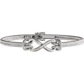 1/8 CTW Diamond Bangle 7.5