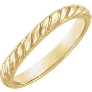 Twisted Rope Stackable Band