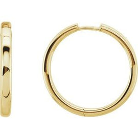 38.7 mm Hinged Hoop Earrings