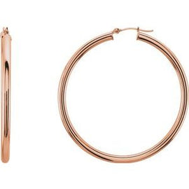 48 mm Tube Hoop Earrings