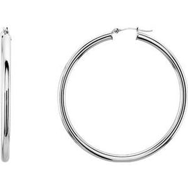 48 mm Tube Hoop Earrings