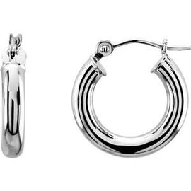 48 mm Tube Hoop Earrings