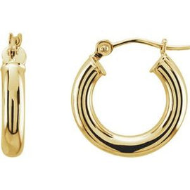 48 mm Tube Hoop Earrings