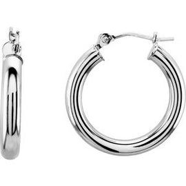 48 mm Tube Hoop Earrings