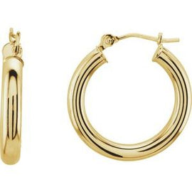 48 mm Tube Hoop Earrings
