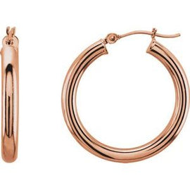48 mm Tube Hoop Earrings