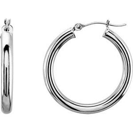 48 mm Tube Hoop Earrings
