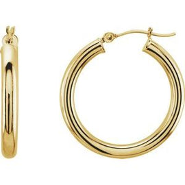 48 mm Tube Hoop Earrings