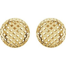 Load image into Gallery viewer, 11.9 mm Pierced Circle Earrings
