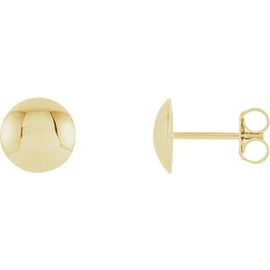 Convex Circle Earrings