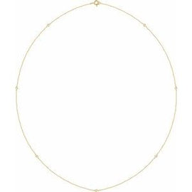 14K Yellow 1/5 CTW Lab-Grown Diamond 3-Station 18