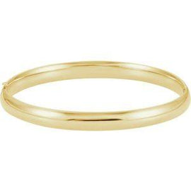 6.5 mm Hinged Bangle Bracelet