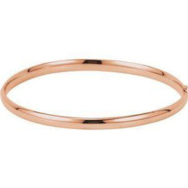 4 mm Hinged Bangle Bracelet