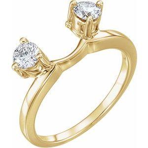 1/2 CTW Diamond Wrap-Style Enhancer Ring