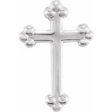 Load image into Gallery viewer, 14x9 mm Cross Lapel Pin
