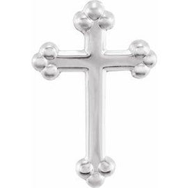 14x9 mm Cross Lapel Pin