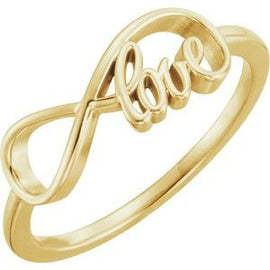 Love Infinity-Inspired Ring