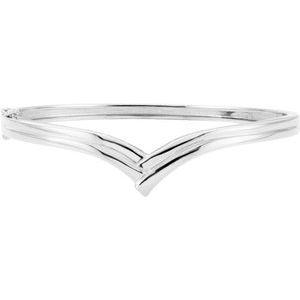 6.8 mm V Hinged Bangle B6 1/2