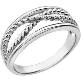 Criss-Cross Rope Ring