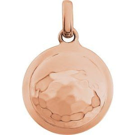 Hammered Disk Pendant