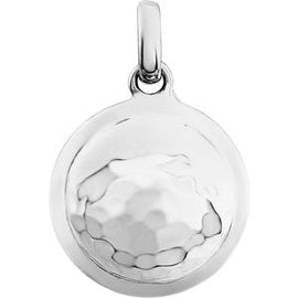 Hammered Disk Pendant