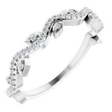 Load image into Gallery viewer, 1/6 CTW Diamond Leaf Ring
