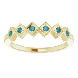 Blue Sapphire Stackable Ring