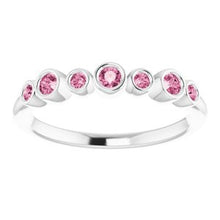 Load image into Gallery viewer, Pink Tourmaline Bezel-Set Ring
