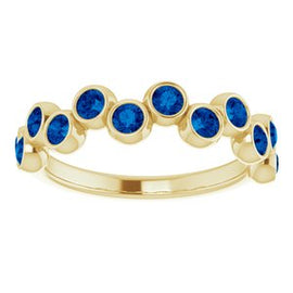 Pink Tourmaline Bezel-Set Ring