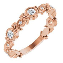 1/3 CTW Diamond Leaf Ring