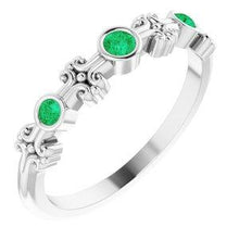 Load image into Gallery viewer, Aquamarine Bezel-Set Ring
