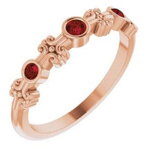 Load image into Gallery viewer, Aquamarine Bezel-Set Ring
