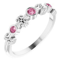 Load image into Gallery viewer, Aquamarine Bezel-Set Ring
