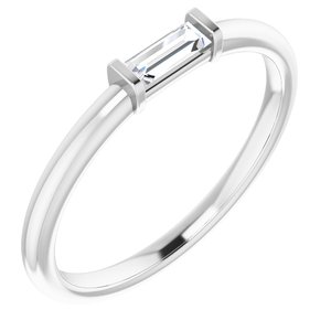 1/6 CTW Diamond Stackable Ring