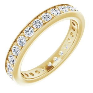 14K Yellow 3/4 CTW Diamond Eternity Band