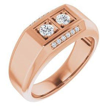 Load image into Gallery viewer, 3/8 CTW Men&#39;s Diamond Ring
