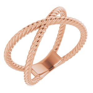 Criss-Cross Rope Ring